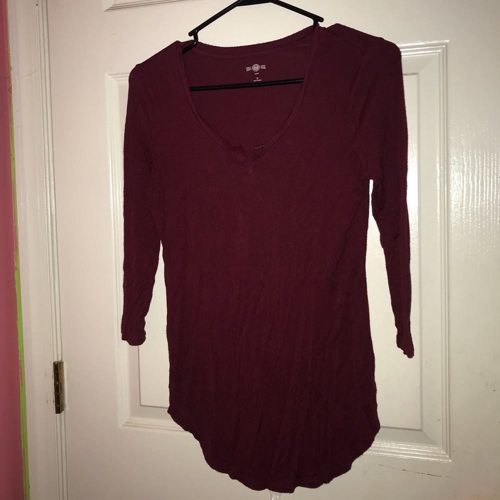 So relaxed half sleeve shirt